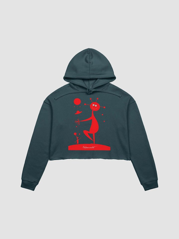 Bella+Canvas Fleece Crop Hoodie product image (2)