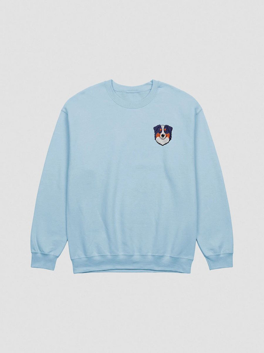 Stylized Australian Shepherd Dog Face Sweatshirt product image (4)