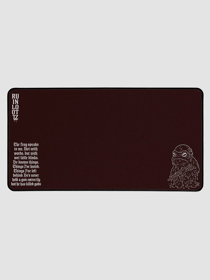 RuinLootz "He has killed gods" Desk Mat product image (1)