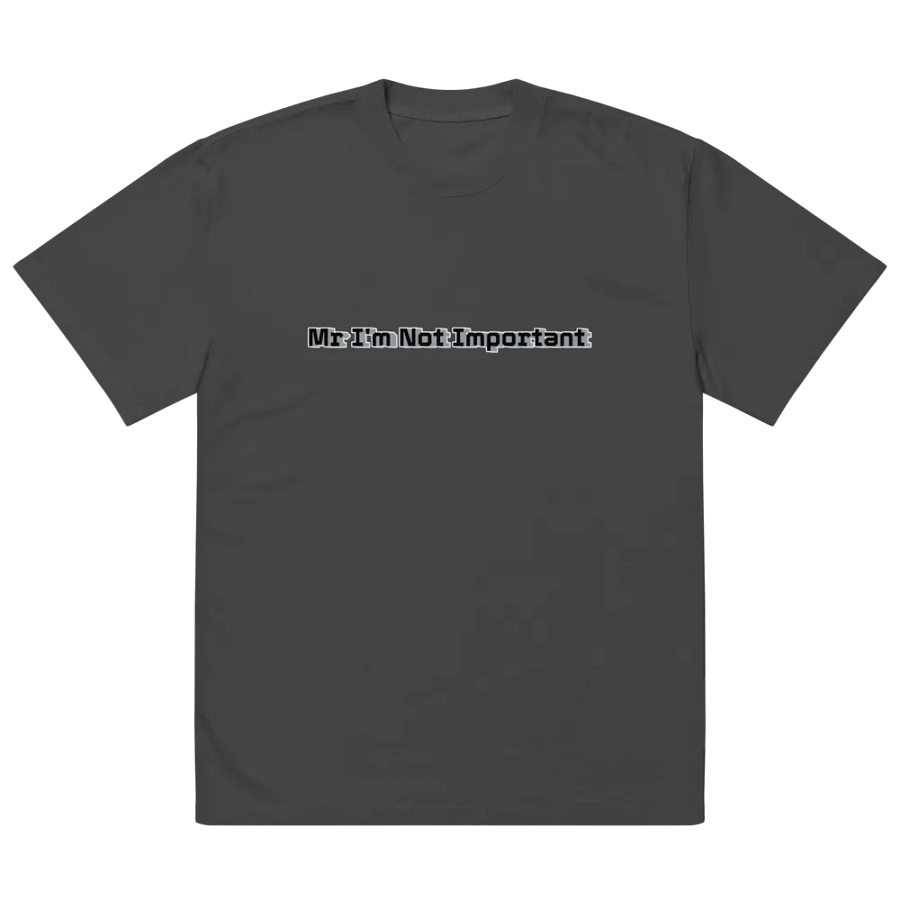Premium Oversized Faded T-Shirt - Mr I'm Not Important product image (8)