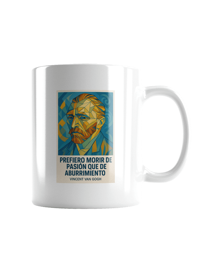 TAZA ultra-premium retrato cubista de van Gogh fusionando post-impresionismo y cubismo product image (5)