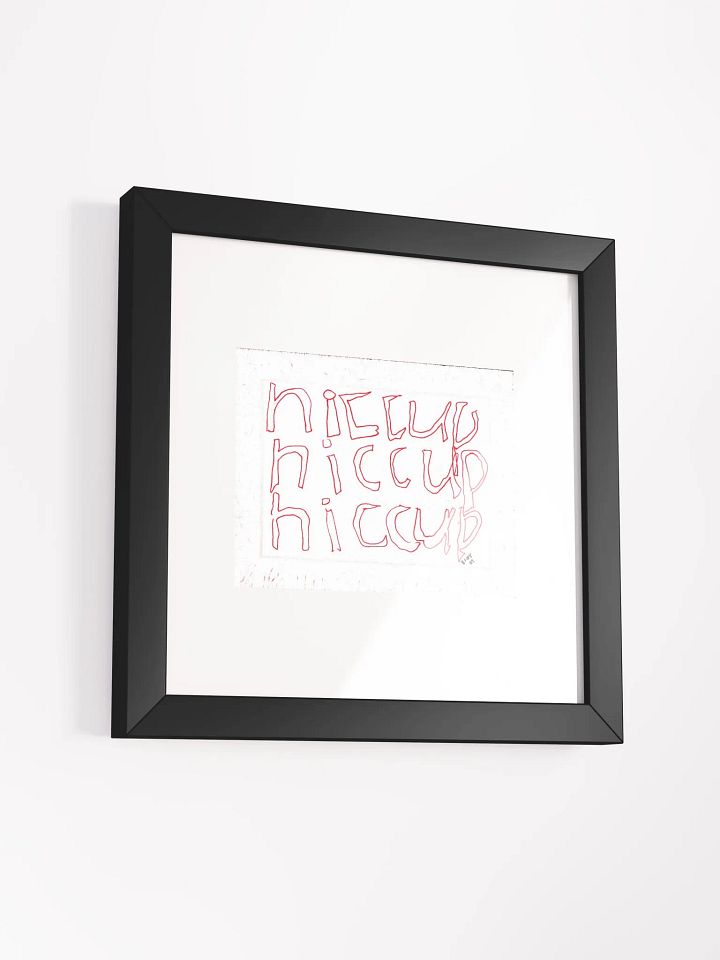 hiccup Panel Card Print Framed product image (2)