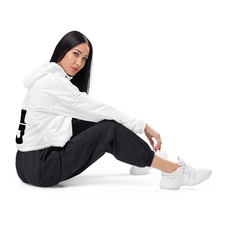 All-Over Print Women's Cropped Windbreaker product image (5)