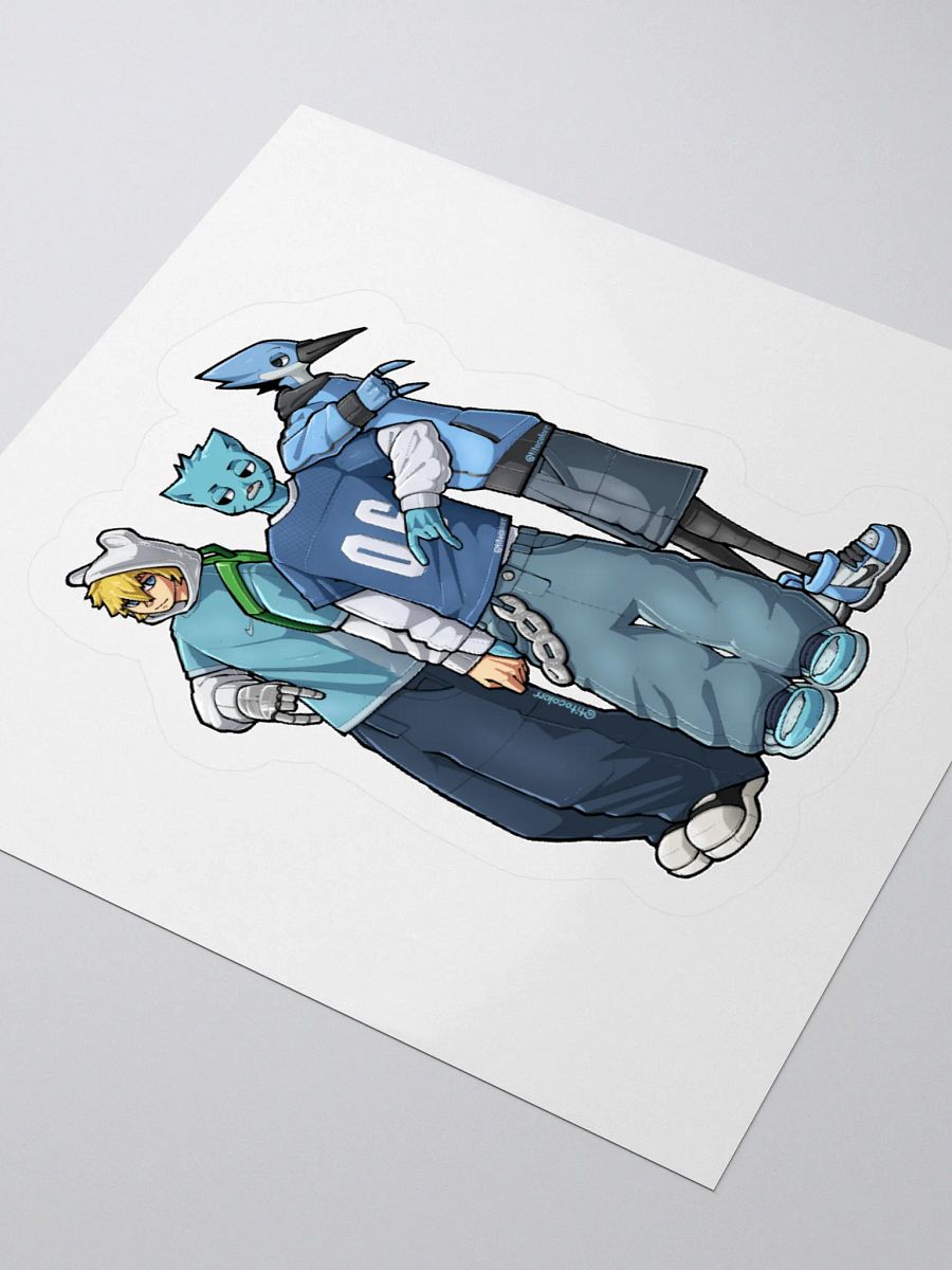 TEAM LIGHT BLUE STICKER product image (8)