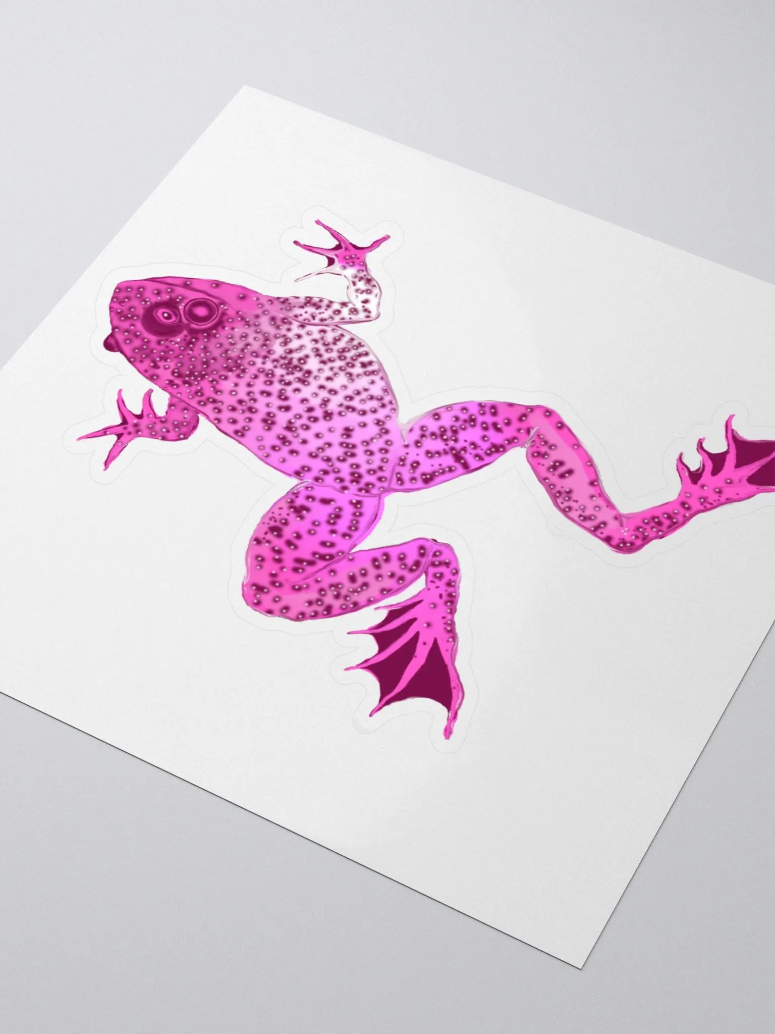 Pink Frog Sticker product image (3)