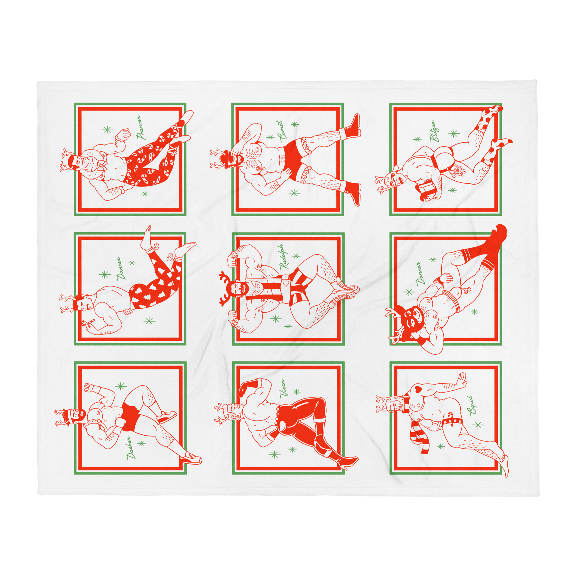 Reindeer Boys Throw Blanket product image (3)