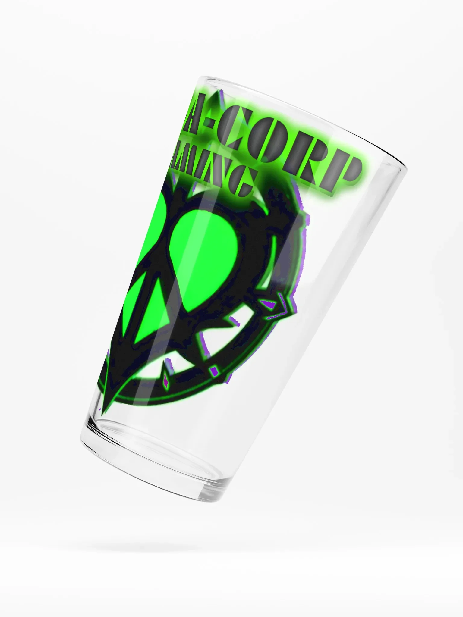 Neon Heart Gaming Shaker Pint Glass product image (5)
