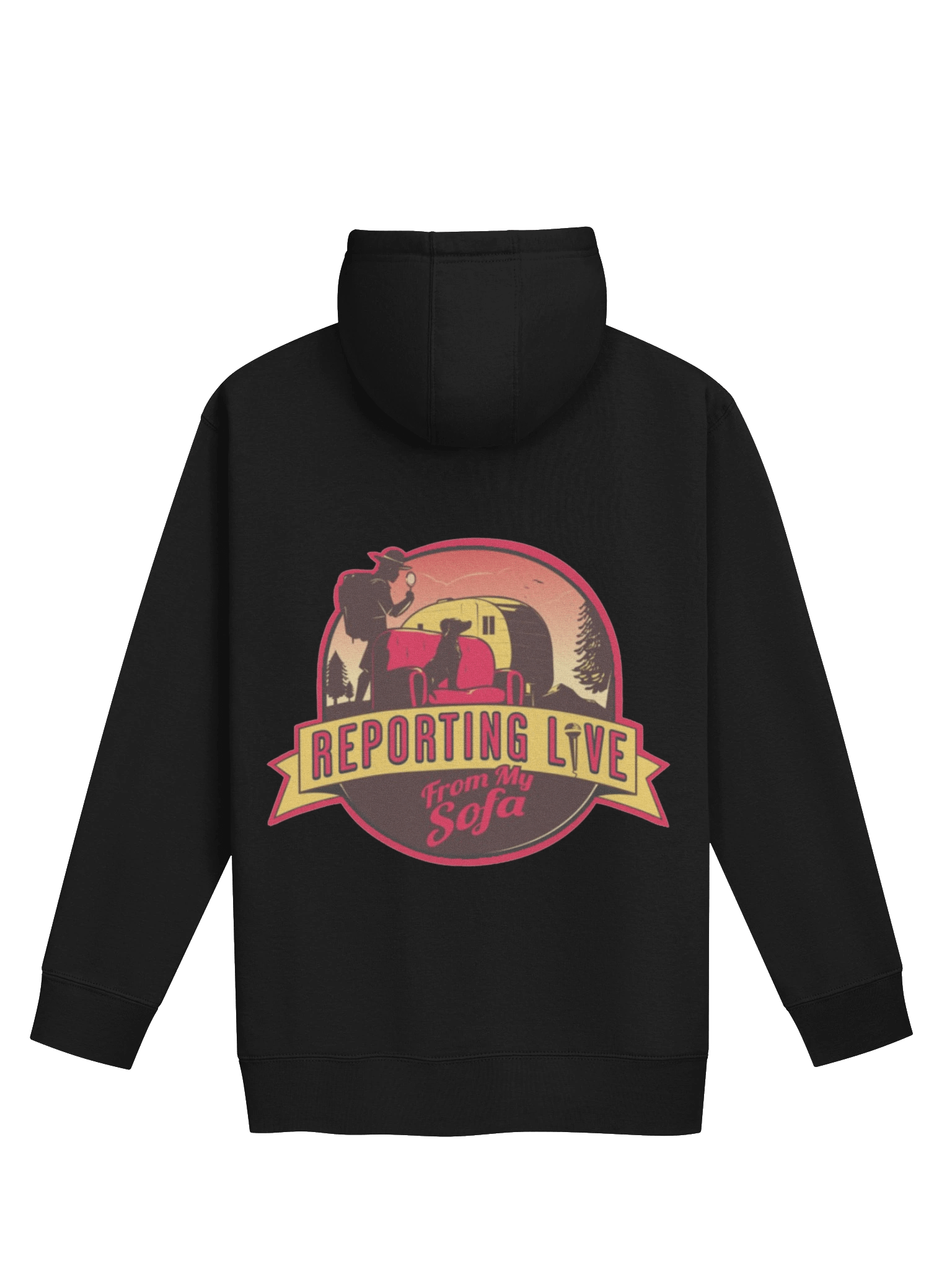 Reporting Live From My Sofa Logo Sweatshirt product image (10)