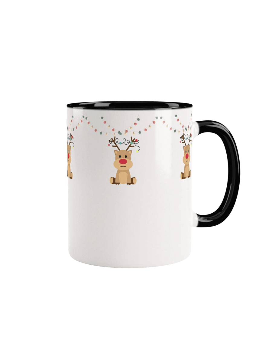 Festive Reindeer Lights Ceramic Mug product image (3)