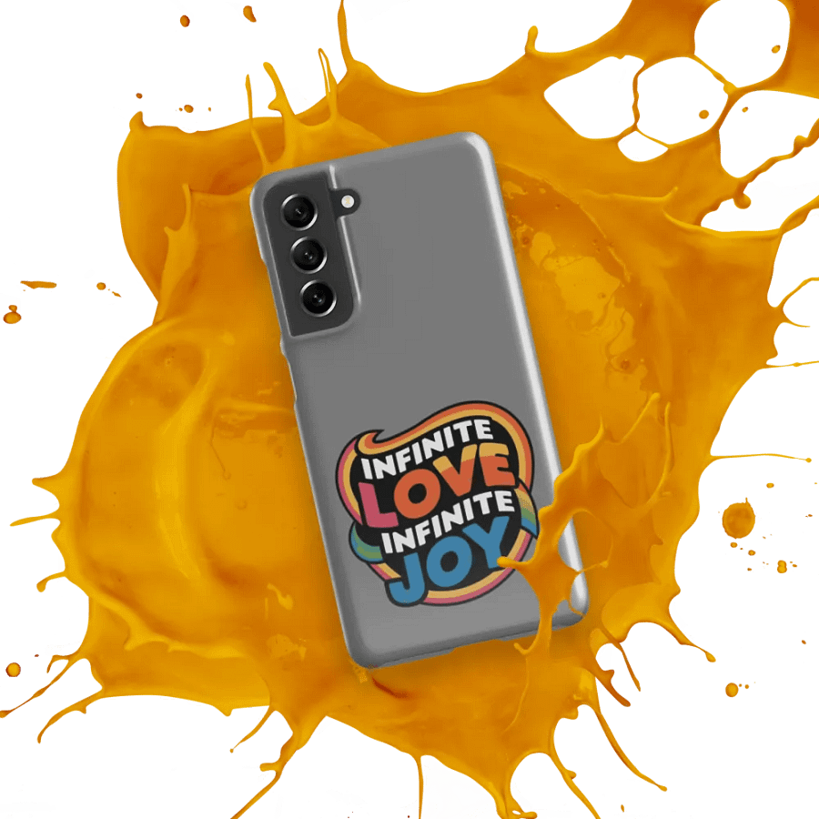 Infinite Love Infinite Joy Snap Case for Samsung (Grey) product image (9)