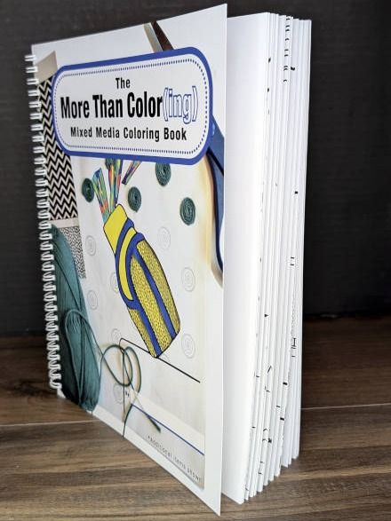 More Than Color(ing) - Mixed Media Coloring Book product image (1)
