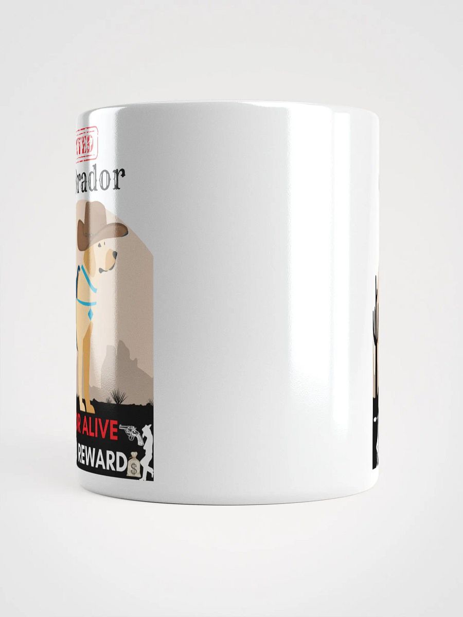 Wanted Cowboy Dog White Glossy Mug product image (9)