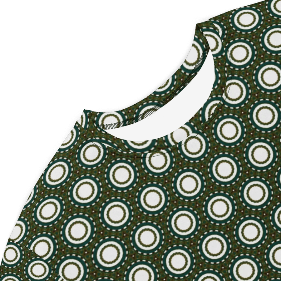 Abstract Circles Repeating Pattern T Shirt Dress product image (4)