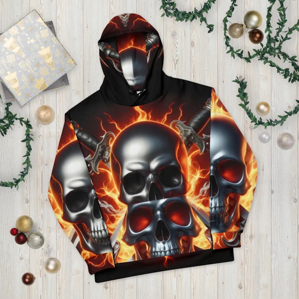 Reclaimed Fury - Unisex Skull Hoodie #26 product image (10)
