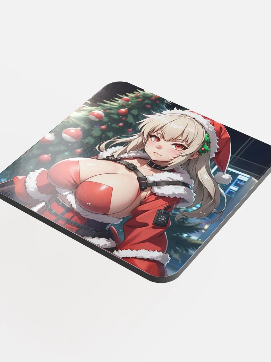 Festive Anime Santa Cork Coaster product image (4)