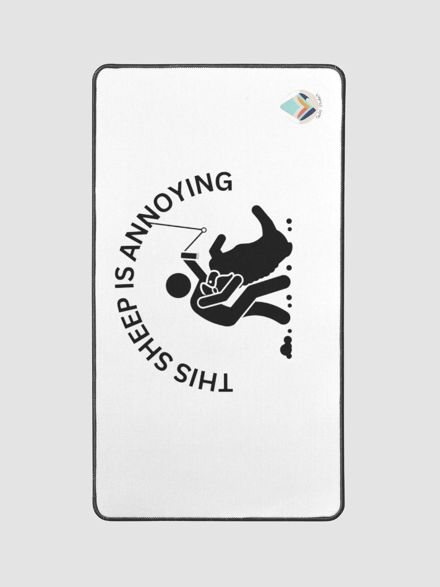 "This Sheep Is Annoying" Desk Mat product image (1)