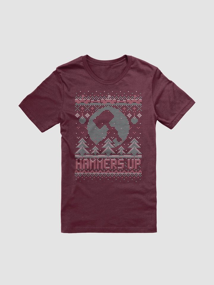 Christmas Tee Maroon product image (1)