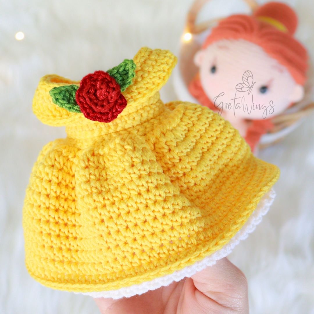 Patrón de Amigurumi de la Princesa Bella (Descarga Digital) product image (5)