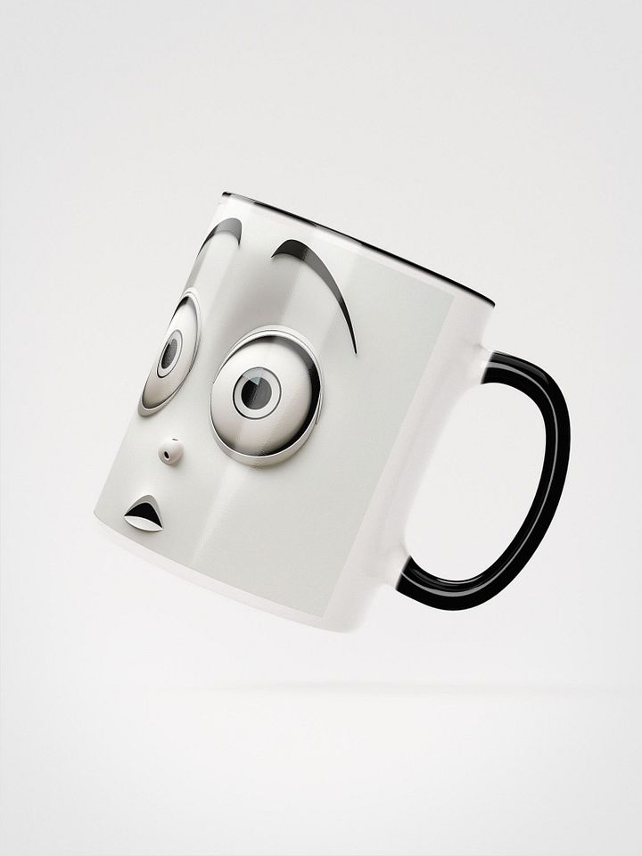 Whimsical Cartoon Face Ceramic Mug product image (4)