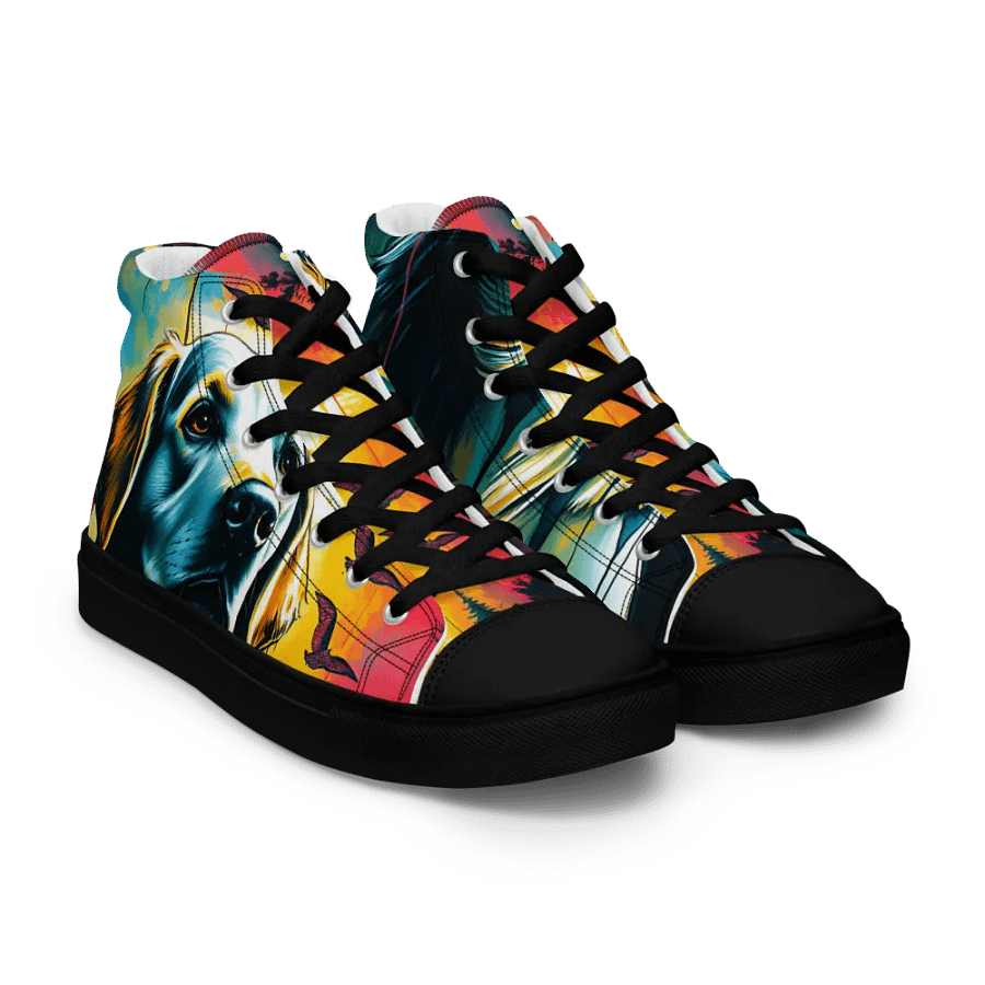 Sweet Karma Bean, Celestial Canine, women's canvas High Tops product image (8)