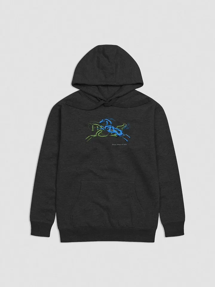 Gallop Blue: Premium Unisex Hoodie product image (1)