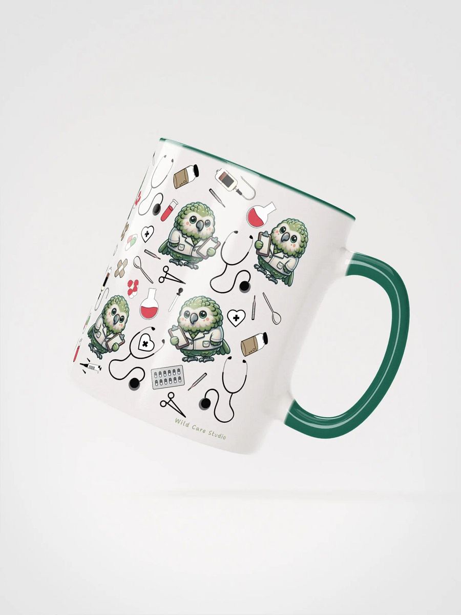 Cute Medical Coat Kakapo Ceramic Mug product image (17)