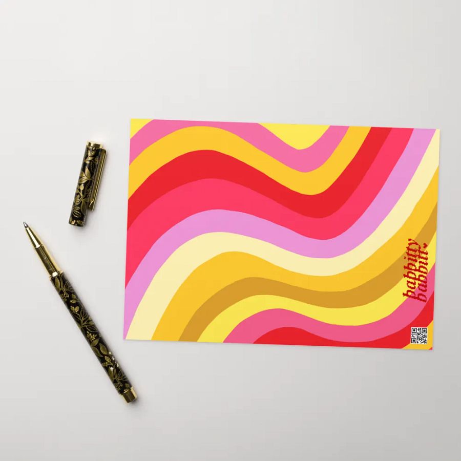 I Love You So Much retro portrait greeting card product image (7)