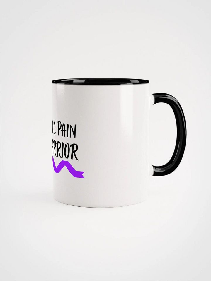 Chronic Pain Warrior Bottom Ribbon Mug- Choose Your Color product image (2)