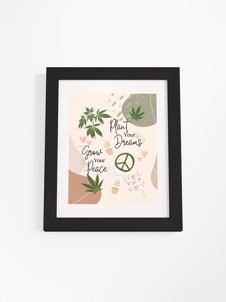 Grow Peace Botanical Dreams Framed Poster product image (2)