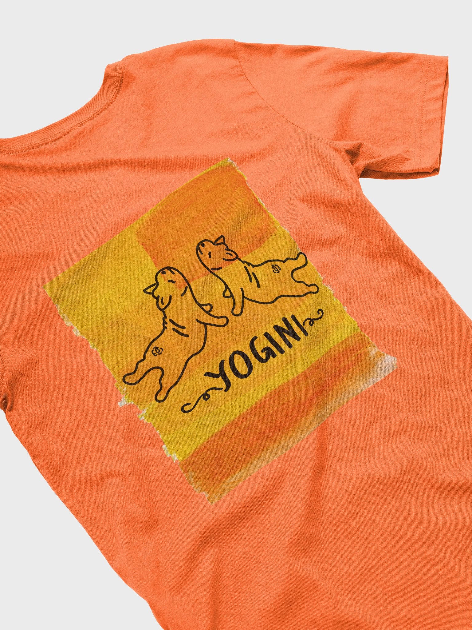 Yogini Duplet Orange (Unisex Tee) product image (3)