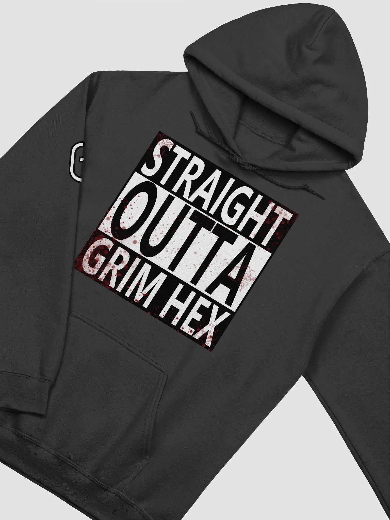 Straight Outta GrimHex Gildan Hoodie product image (3)