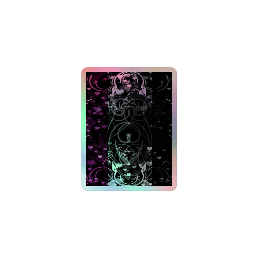 Asexual Flag Sticker (Flourish Variation) product image (1)