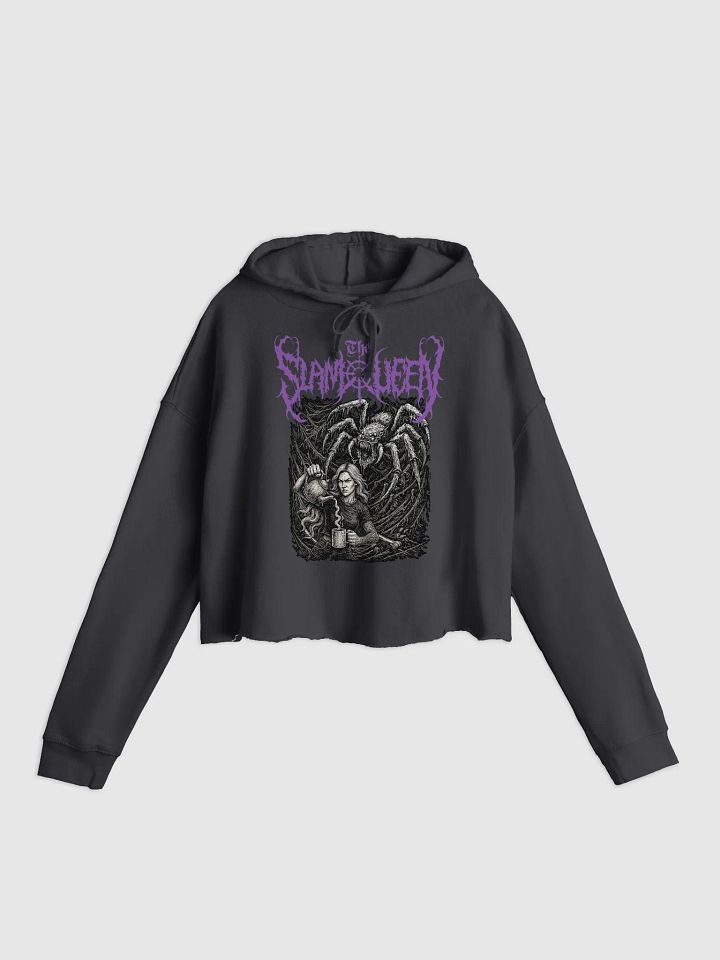 The Slam Queen Death Metal Cropped Hoodie product image (1)