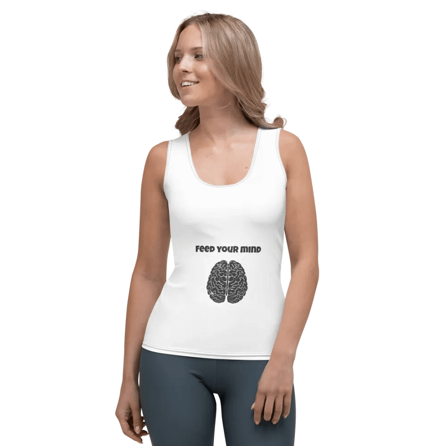 All-Over Print Women's Tank Top - Feed Your Mind product image (1)