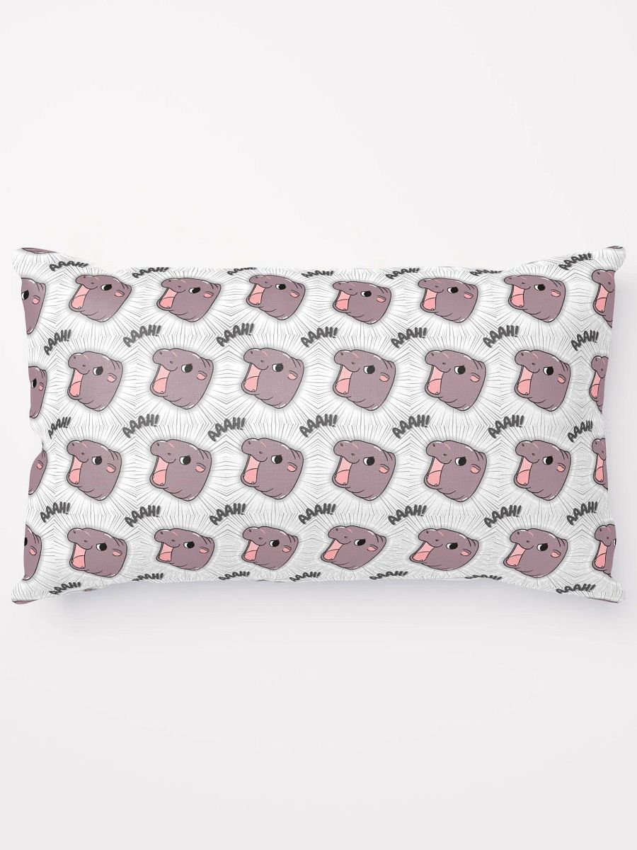 MOODENG'S WHITE AAAH! PILLOW! product image (1)