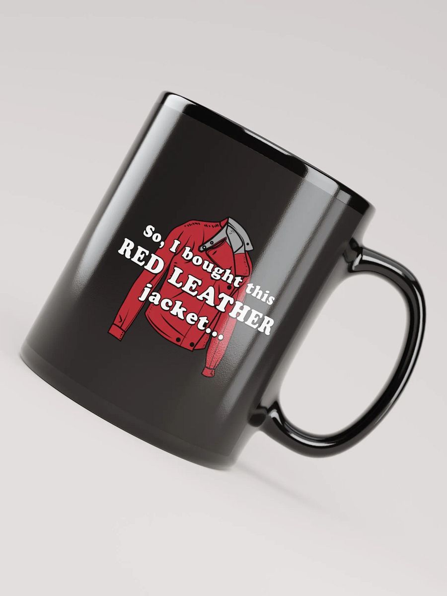 Red Leather Jacket - Black Mug product image (8)