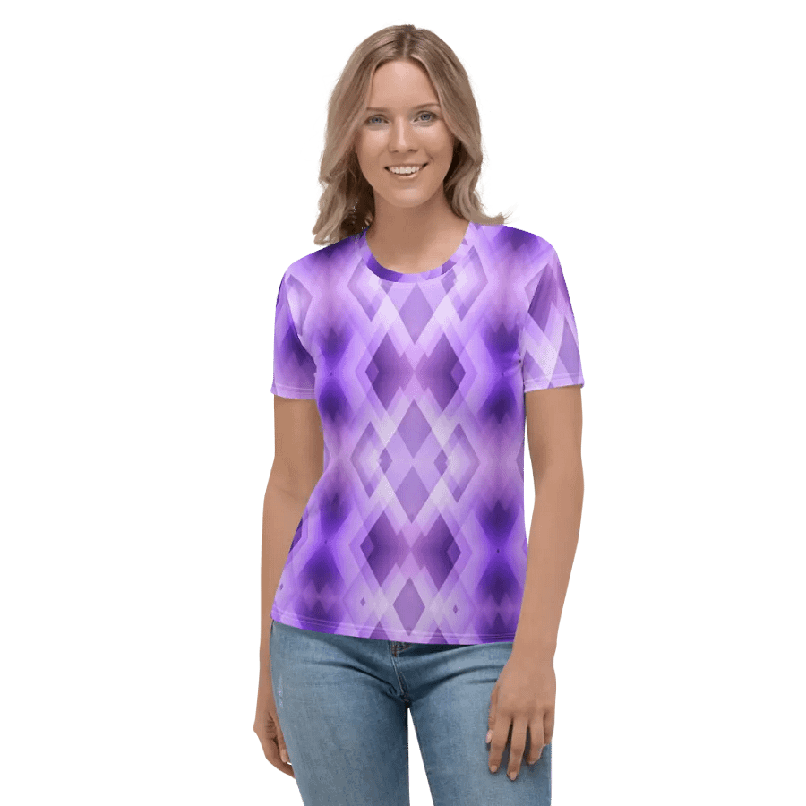Violet Symmetry Women's T-Shirt product image (3)