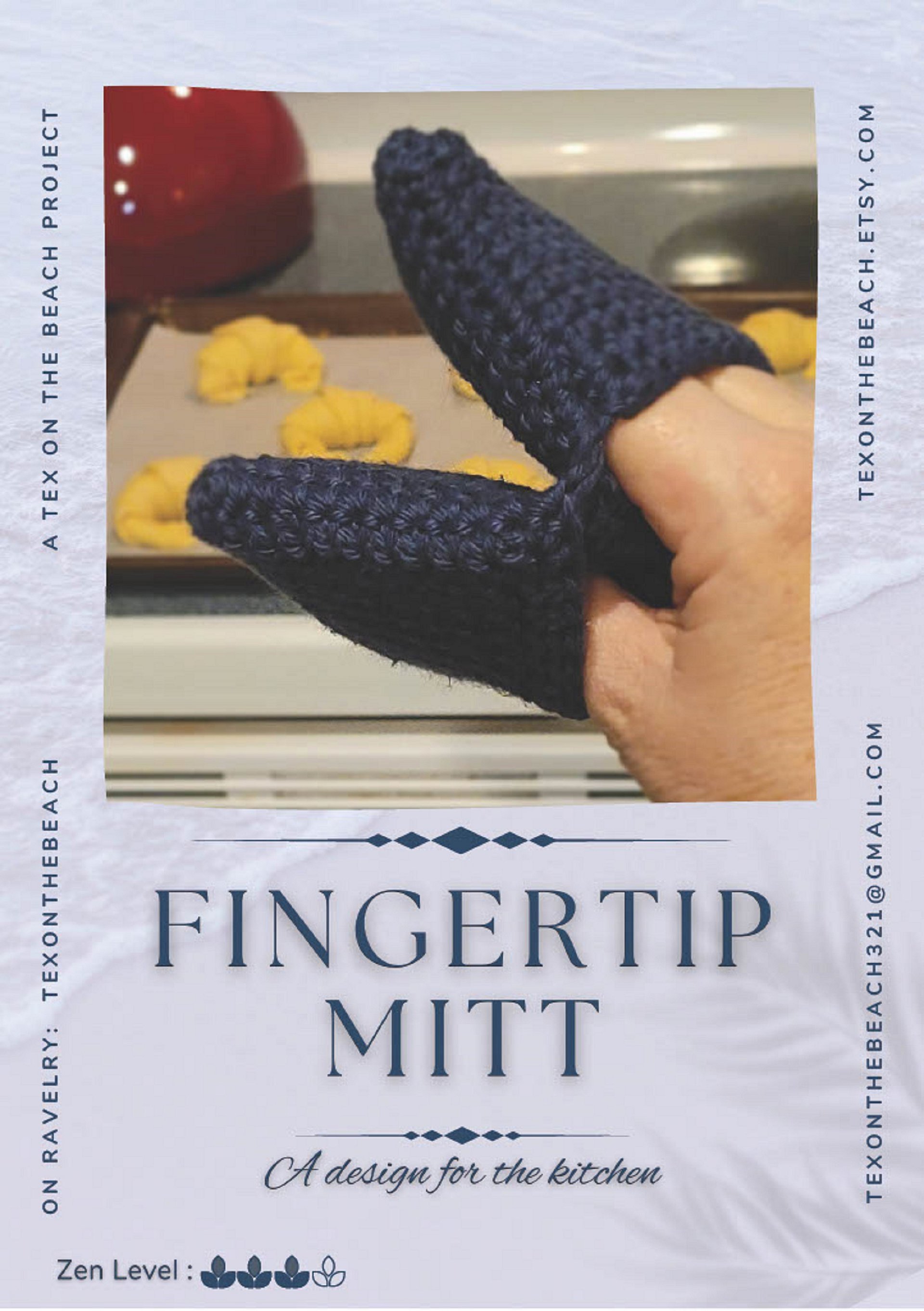 Fingertip Oven Mitt Crochet Pattern product image (1)