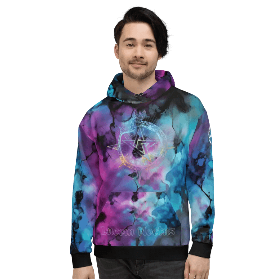 TIEDYE4GOTHIC STAR HOODIE product image (2)