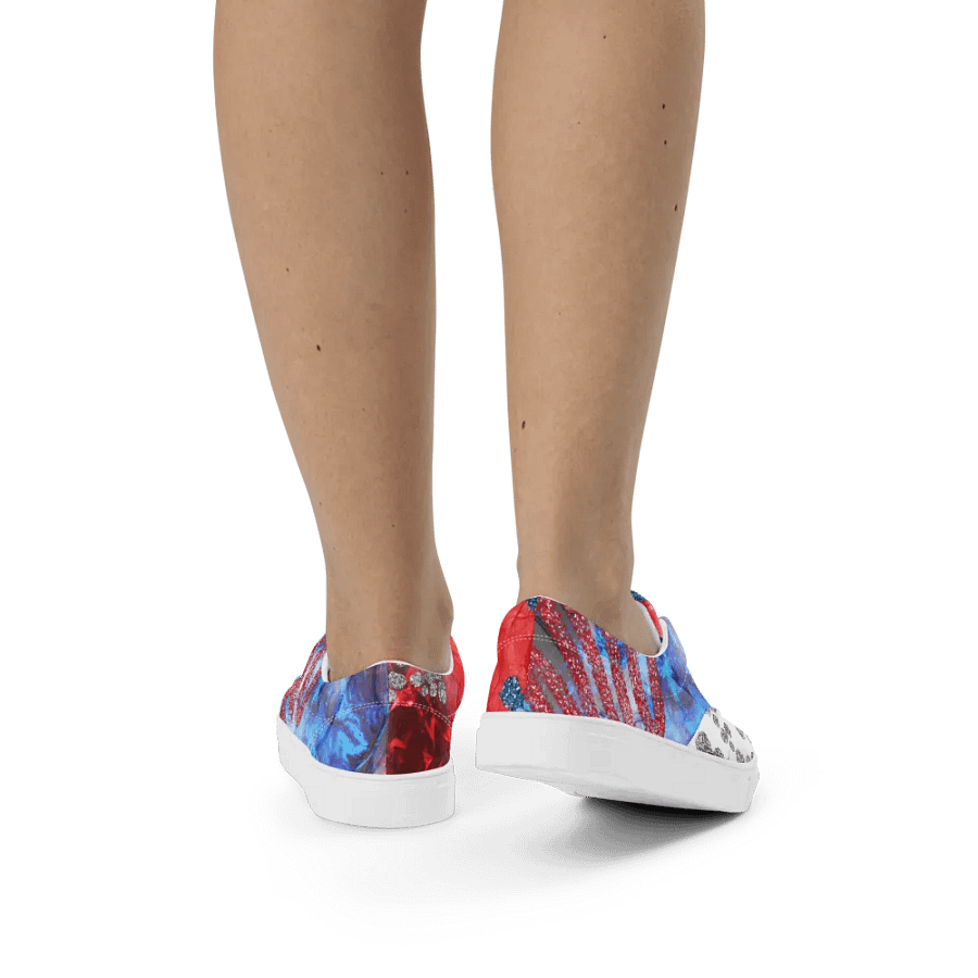 Womens Patriotic Laced Up Shoes product image (11)