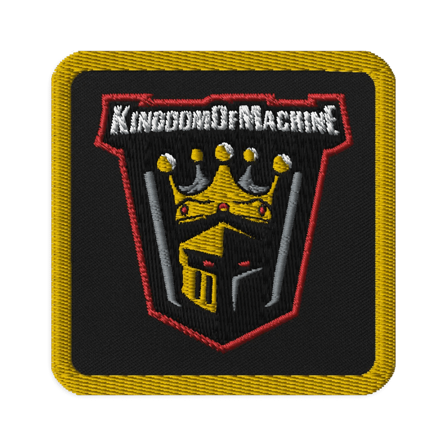 E-Sport square patch gold product image (1)