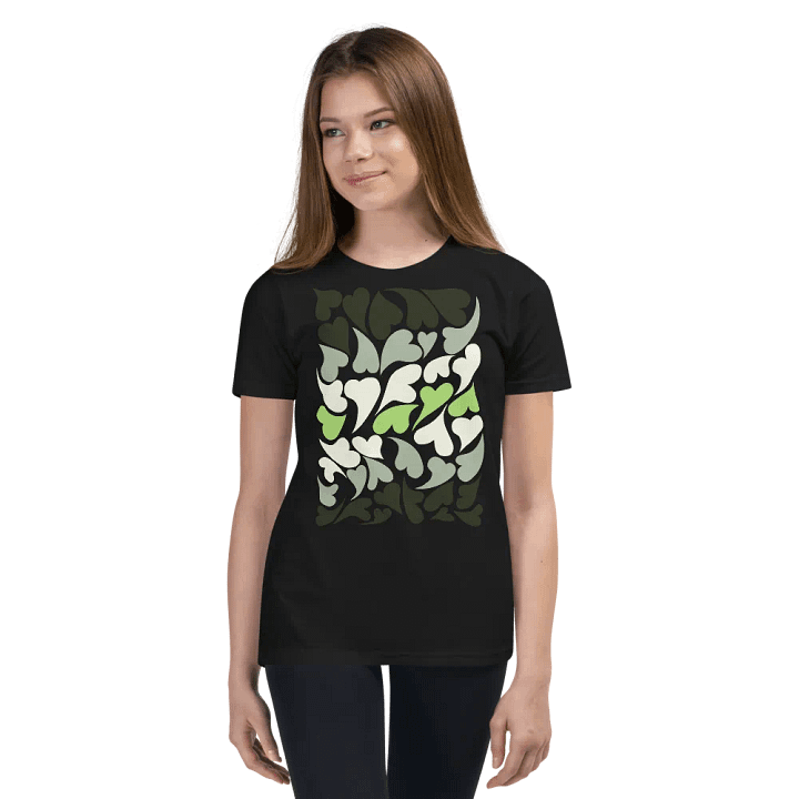 Nestled PRIDE Agender T-shirt (Youth) product image (5)