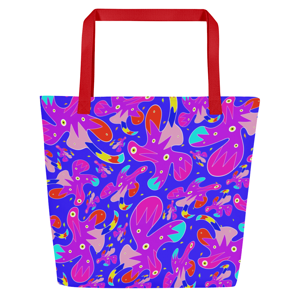 Vibrant Amoeba All-Over Tote product image (3)