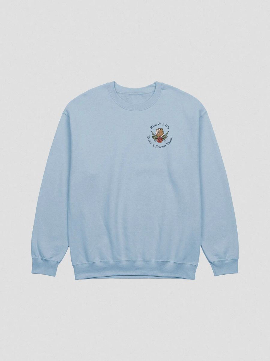 Refer-a-Friend Month Crewneck Sweatshirt (Front and back) product image (3)
