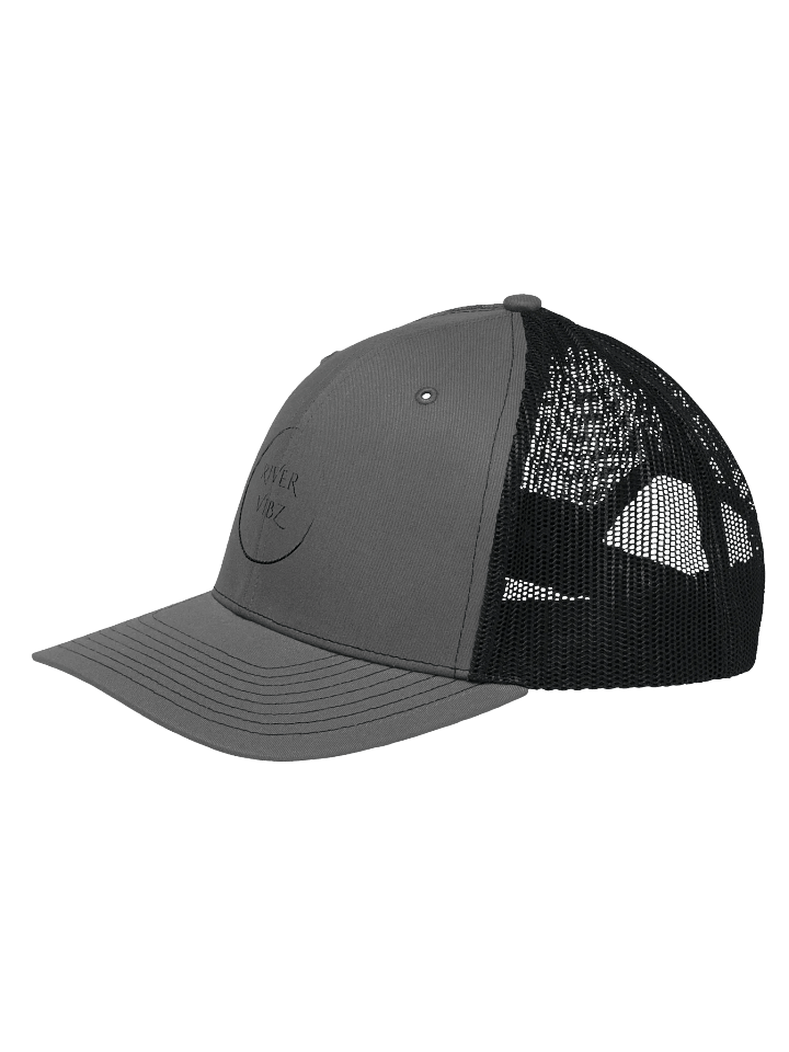 Faded Black Circle River Vibz Trucker Hat product image (2)