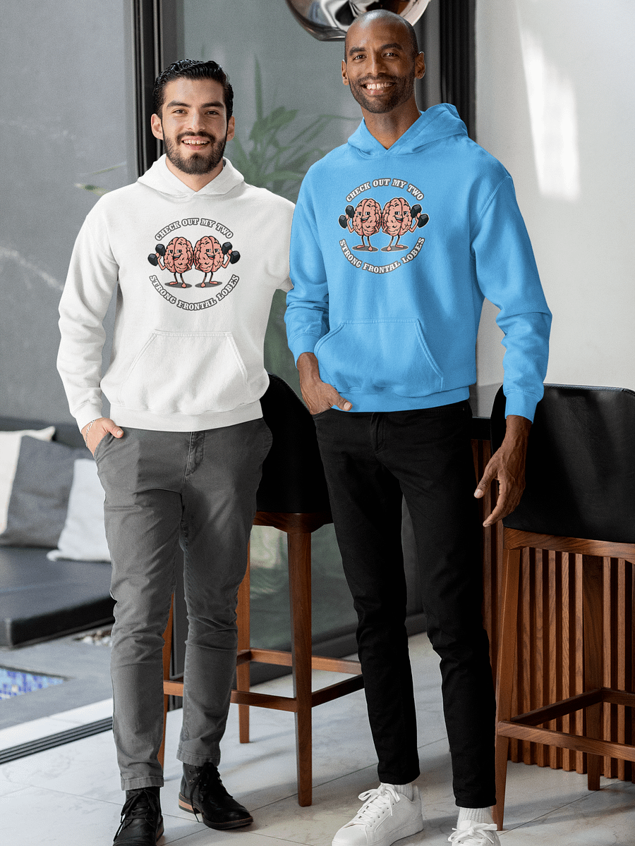 Check Out My Two Strong Frontal Lobes - Hoodie product image (1)