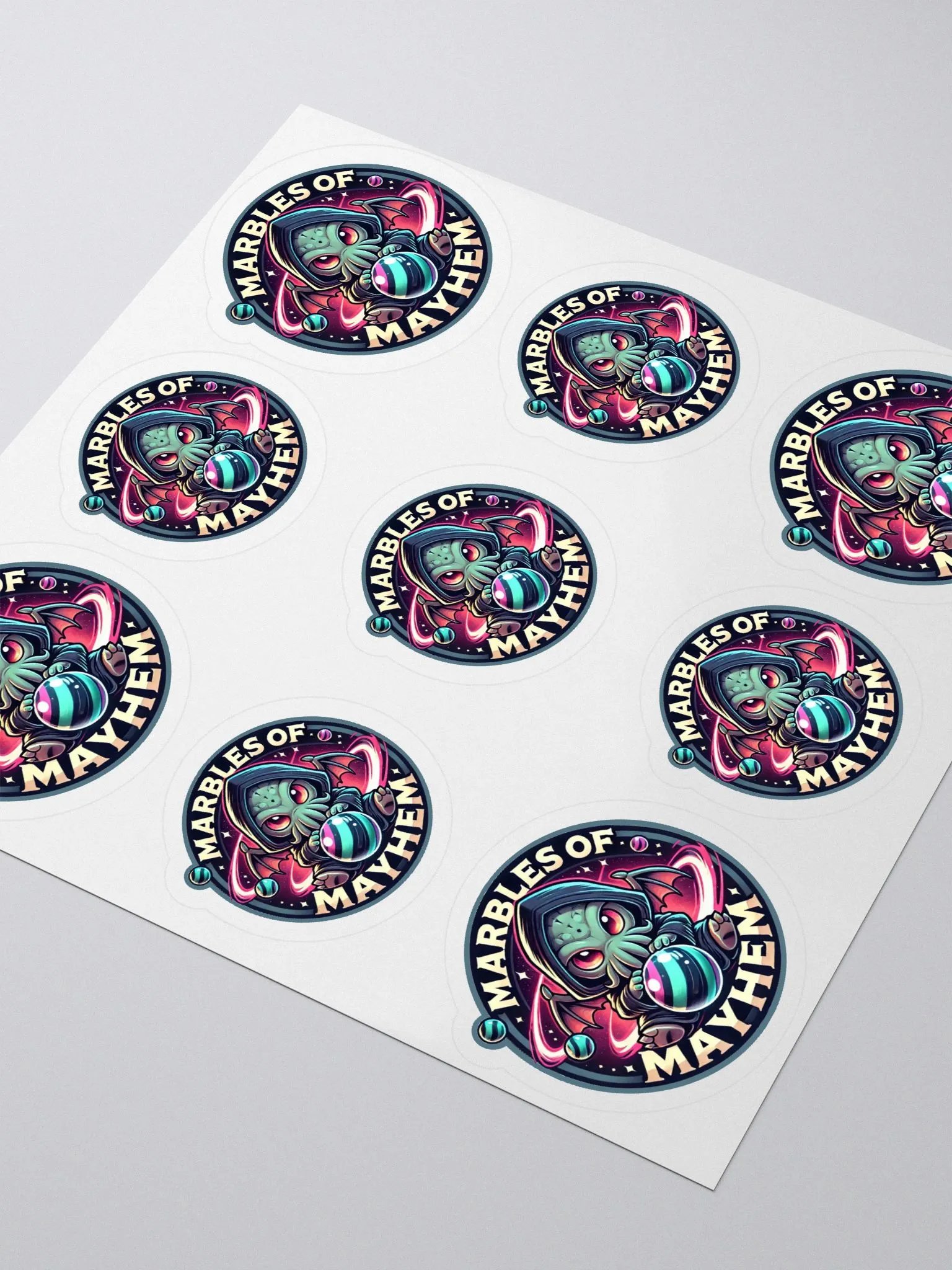 Marbles of Mayhem Sticker Pack: Stick Your Fate to the Abyss product image (3)