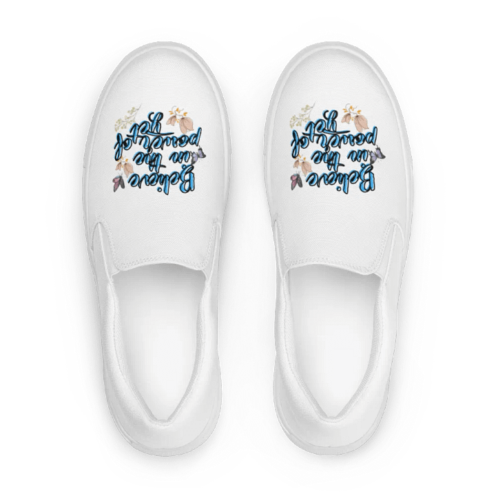 Believe in the Power of Yet Canvas Shoes product image (1)