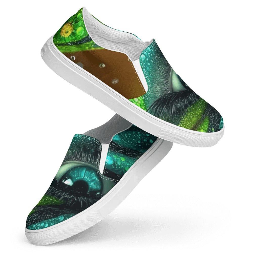 Enchanting Eye Art Women's Slip-On Shoes product image (12)