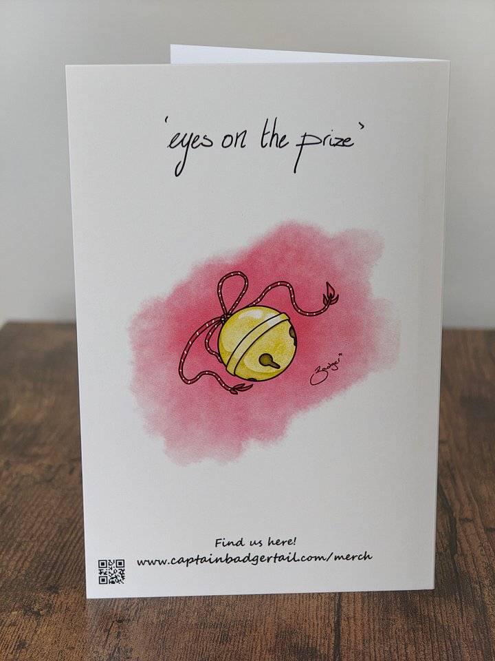 Eyes on the Prize Greetings Card product image (2)